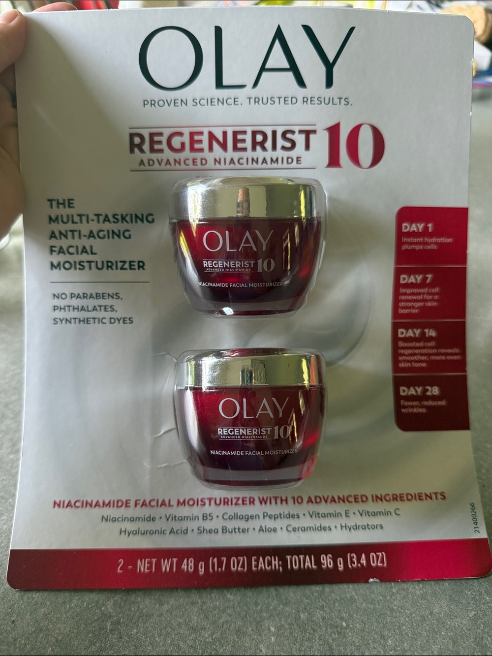 OLAY Regenerist 10 Niacinamide Facial Moisturizer Duo - 2 pack